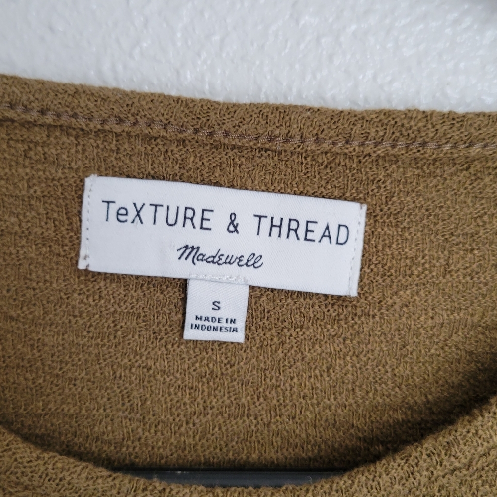 Texture And Thread Madewell Tie Tee In Asparagus - image 3